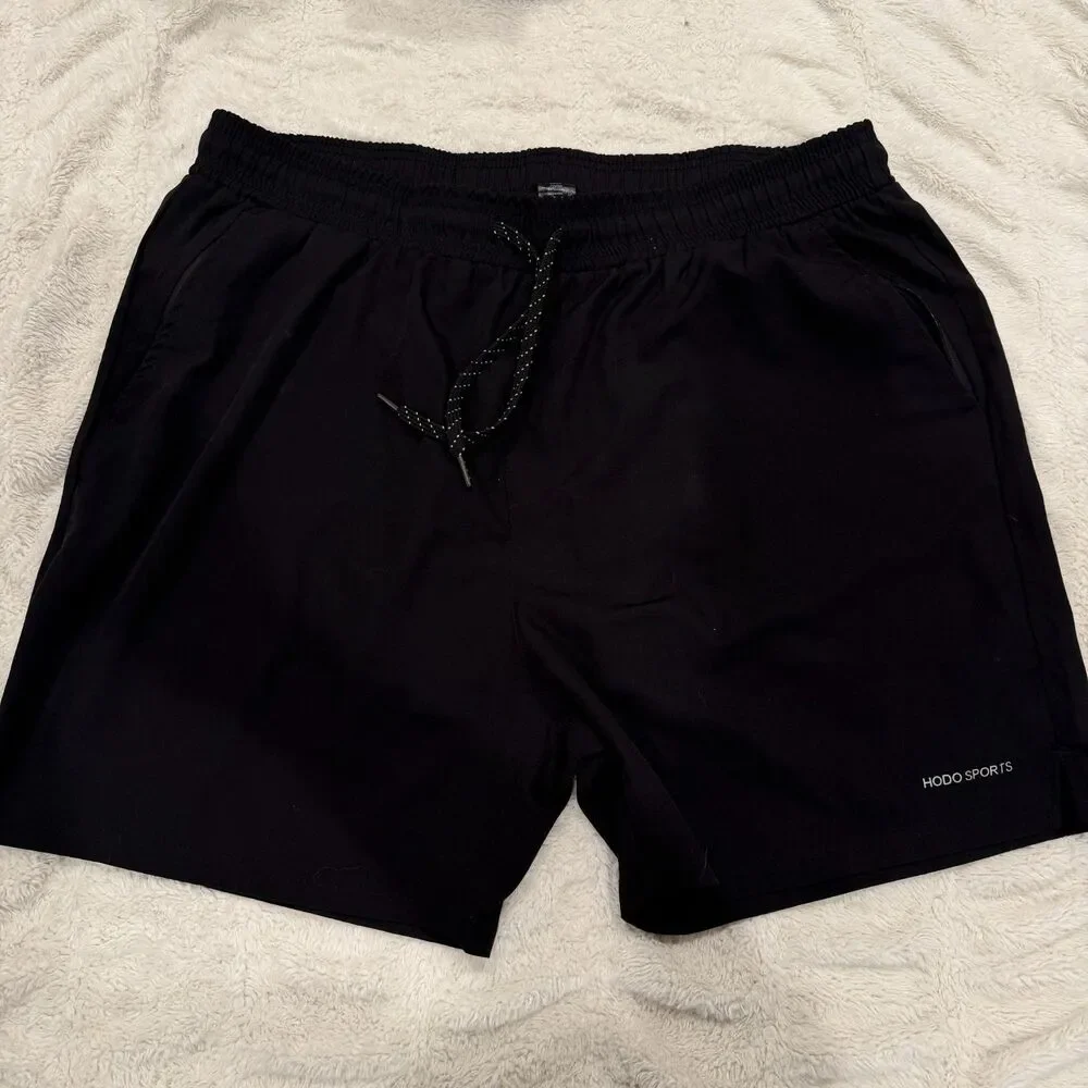 HODO Sports Black Athletic Shorts - Men's XL